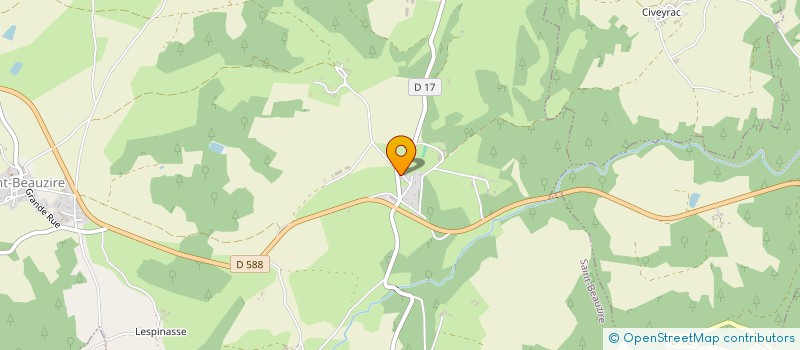 localisation de l'entreprise MADAME PATRICIA GRISONI à SAINT-BEAUZIRE