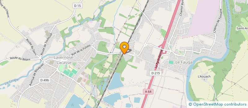 localisation de l'entreprise MADAME PATRICIA GRIVET  LE FAUGA