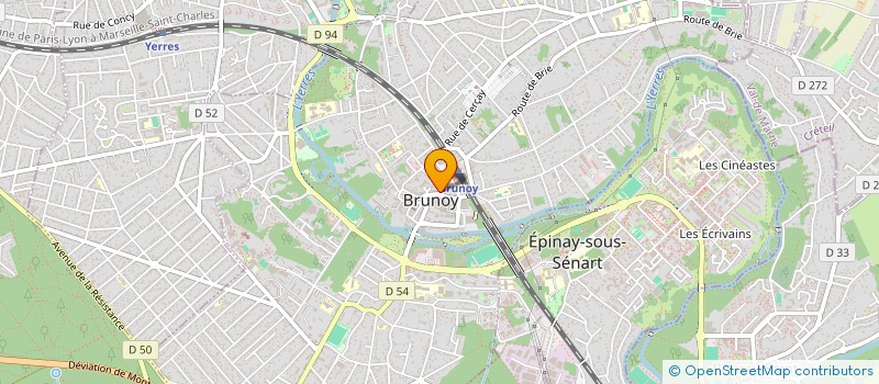 localisation de l'entreprise MADAME PATRICIA GUEDJ  BRUNOY