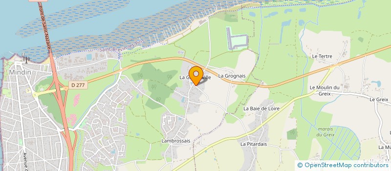 localisation de l'entreprise MADAME PATRICIA GUERIN à SAINT-BREVIN-LES-PINS