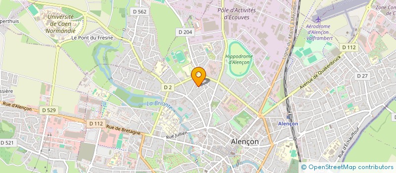 localisation de l'entreprise MADAME PATRICIA GUERIN à ALENCON