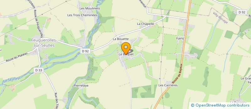 localisation de l'entreprise MADAME PATRICIA GUEROULT à VILLY-BOCAGE