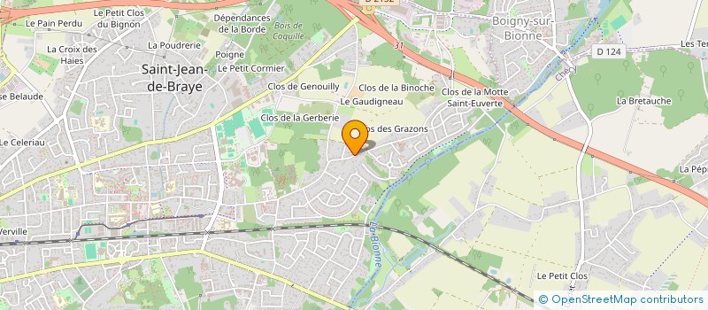 localisation de l'entreprise MADAME PATRICIA GUICHEN  SAINT-JEAN-DE-BRAYE