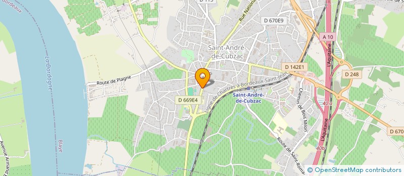 localisation de l'entreprise MADAME PATRICIA GUICHENEY  SAINT-ANDRE-DE-CUBZAC