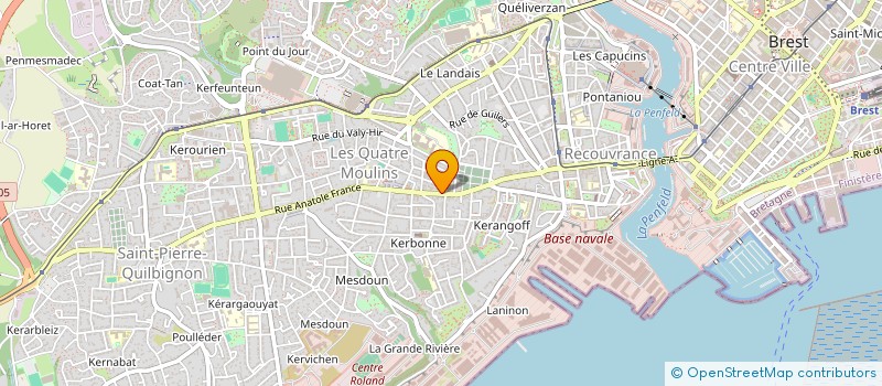 localisation de l'entreprise MADAME PATRICIA GUILLEVIC à BREST