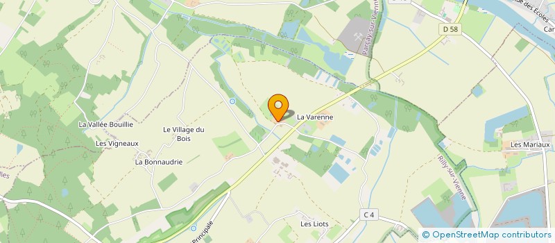 localisation de l'entreprise MADAME PATRICIA GUINDEUIL  RILLY-SUR-VIENNE