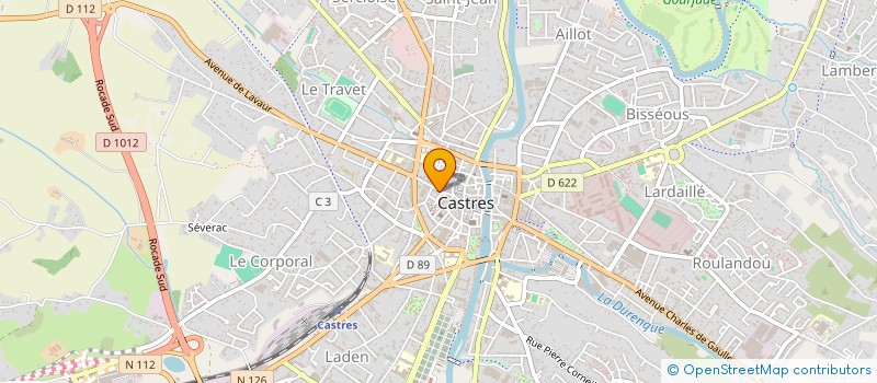 localisation de l'entreprise MADAME PATRICIA GUY  CASTRES