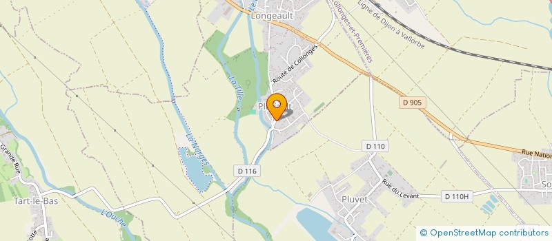 localisation de l'entreprise MADAME PATRICIA HADAS  CESSEY-SUR-TILLE