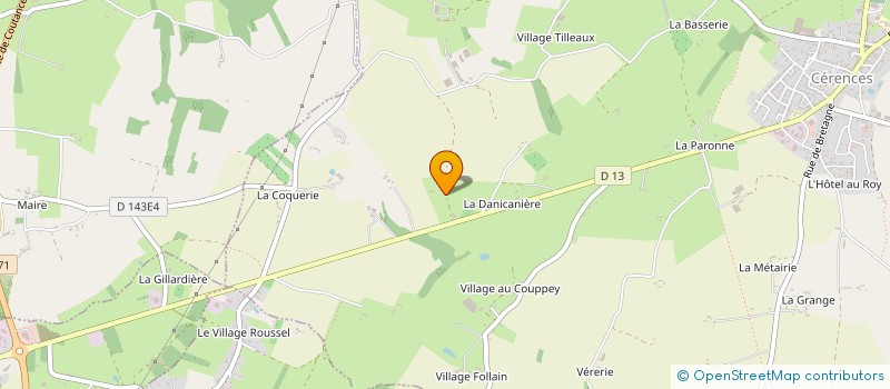 localisation de l'entreprise MADAME PATRICIA HADJALI  CERENCES