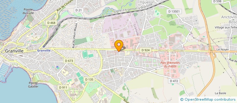 localisation de l'entreprise MADAME PATRICIA HALBOUT  GRANVILLE