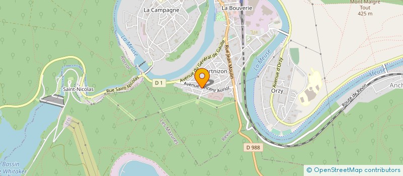localisation de l'entreprise MADAME PATRICIA HALIN à REVIN