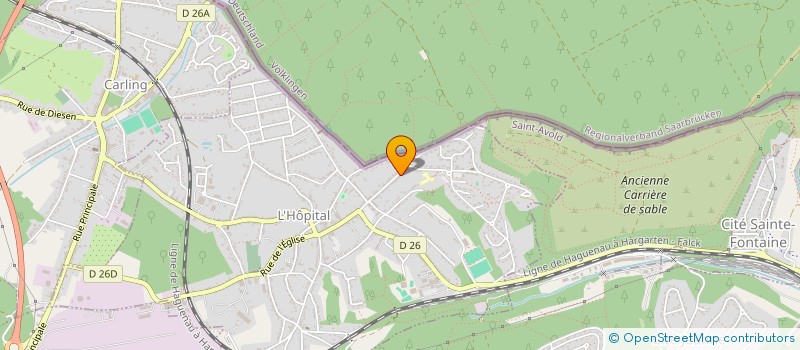 localisation de l'entreprise MADAME PATRICIA HASS  L'HOPITAL