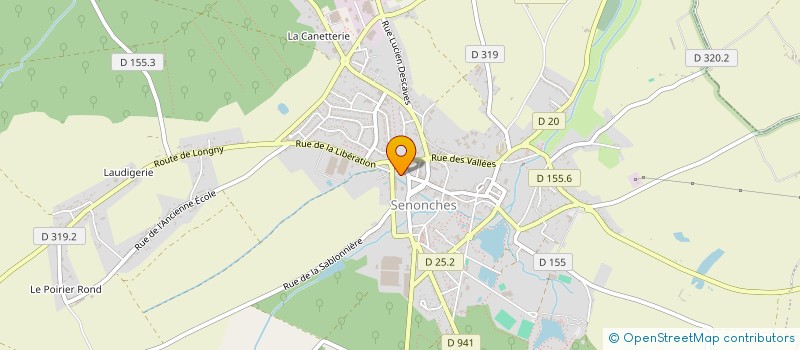 localisation de l'entreprise MADAME PATRICIA HENRI à LOUVILLIERS-LES-PERCHE
