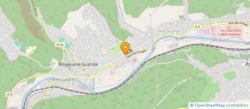 localisation de l'entreprise MADAME PATRICIA HENRION  ROSSELANGE