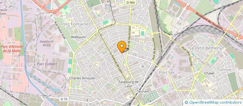 localisation de l'entreprise MADAME PATRICIA HENRY  REIMS