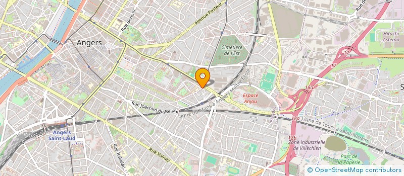 localisation de l'entreprise MADAME PATRICIA HERNOULT à ANGERS