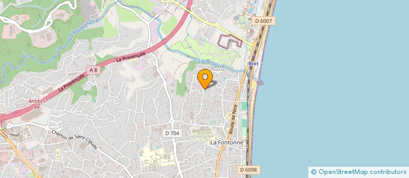 localisation de l'entreprise MADAME PATRICIA HERVE à ANTIBES