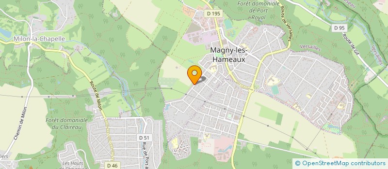 localisation de l'entreprise MADAME PATRICIA HEUZE à MAGNY-LES-HAMEAUX