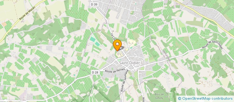 localisation de l'entreprise MADAME PATRICIA HILPERT  SAINT-DIDIER