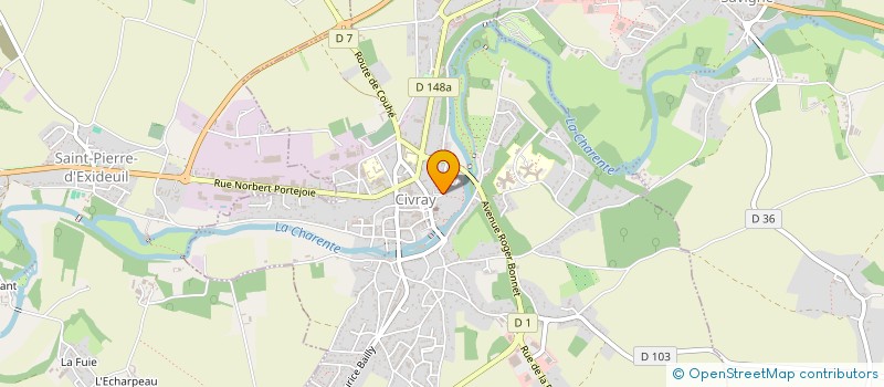 localisation de l'entreprise MADAME PATRICIA HIZEMBERT  CIVRAY