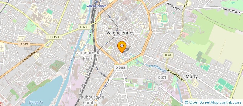 localisation de l'entreprise MADAME PATRICIA HONNART à VALENCIENNES