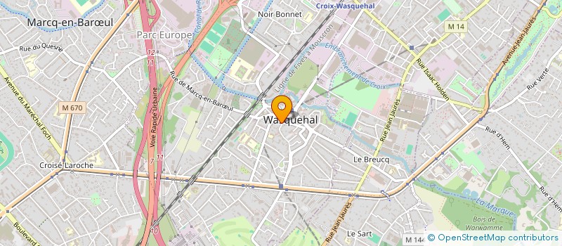 localisation de l'entreprise MADAME PATRICIA HOUZET à WASQUEHAL