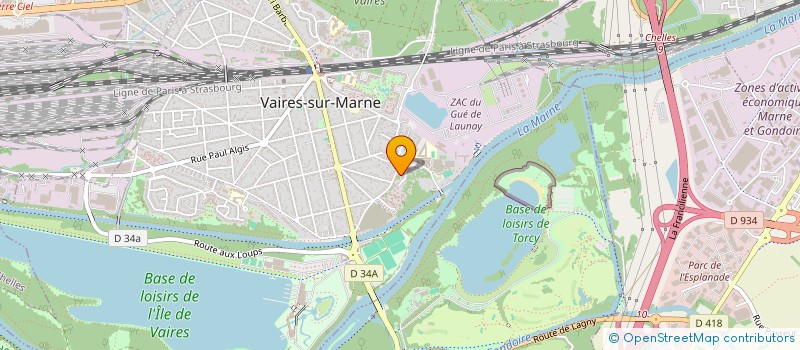 localisation de l'entreprise MADAME PATRICIA HUBERT à VAIRES-SUR-MARNE