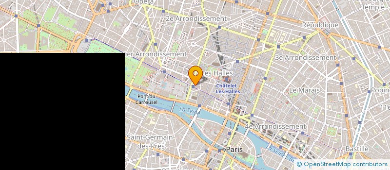 localisation de l'entreprise MADAME PATRICIA HUC à PARIS