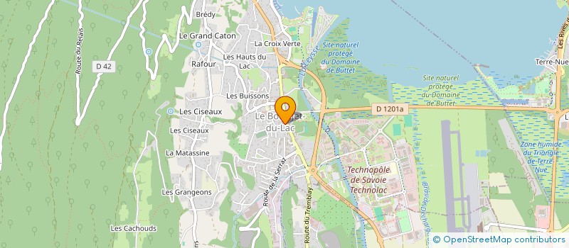 localisation de l'entreprise MADAME PATRICIA HULIN  LE BOURGET-DU-LAC