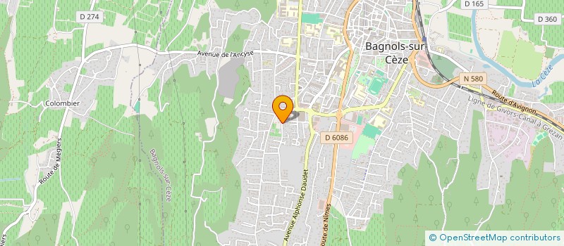 localisation de l'entreprise MADAME PATRICIA HUMBERT à BAGNOLS-SUR-CEZE