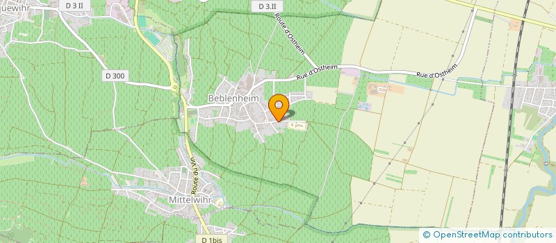 localisation de l'entreprise MADAME PATRICIA HUON  BEBLENHEIM