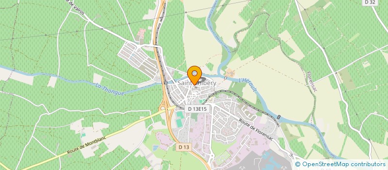 localisation de l'entreprise MADAME PATRICIA IZARD à SAINT-THIBERY
