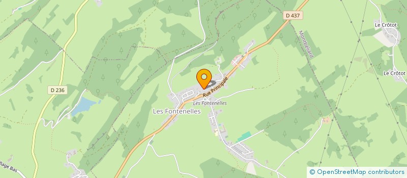 localisation de l'entreprise MADAME PATRICIA JACQUES à LES FONTENELLES