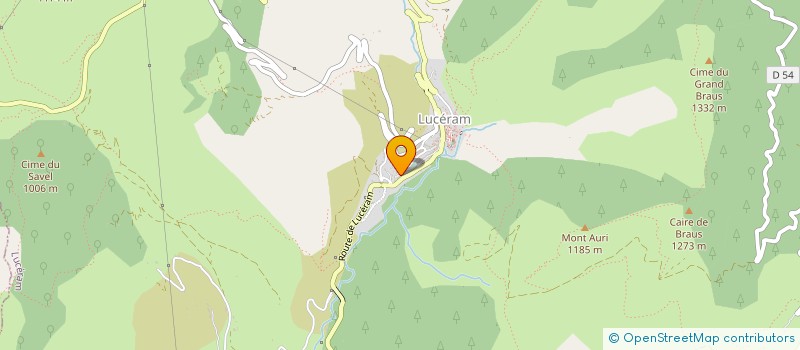 localisation de l'entreprise MADAME PATRICIA JACQUET  LUCERAM