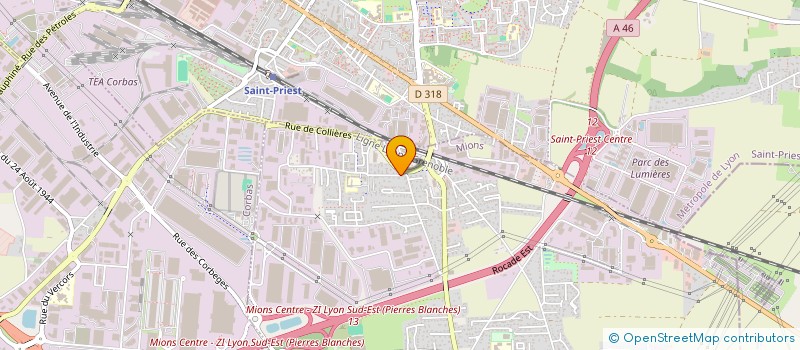 localisation de l'entreprise MADAME PATRICIA JACQUET  MIONS