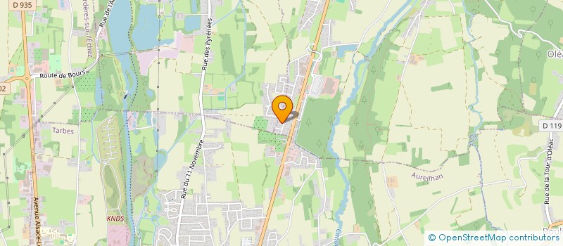 localisation de l'entreprise MADAME PATRICIA JAUREGUY  ORLEIX