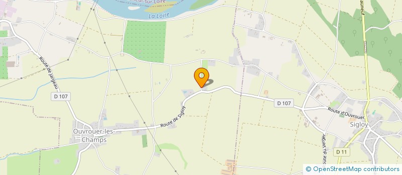 localisation de l'entreprise MADAME PATRICIA JEANNE LEGER  OUVROUER-LES-CHAMPS