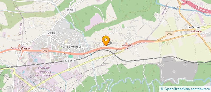 localisation de l'entreprise MADAME PATRICIA JIMENEZ  LE THOLONET