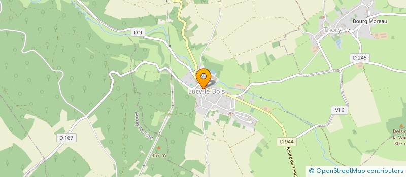 localisation de l'entreprise MADAME PATRICIA JOLIET  AVALLON