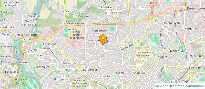 localisation de l'entreprise MADAME PATRICIA JONCOUR à BREST