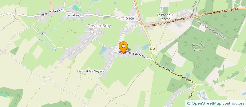 localisation de l'entreprise MADAME PATRICIA JORON  ONS-EN-BRAY