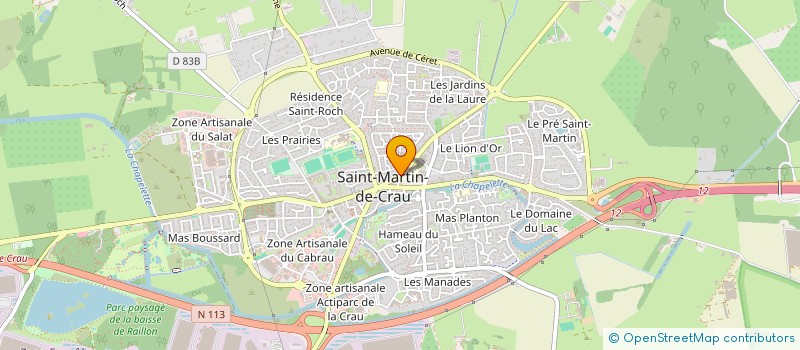 localisation de l'entreprise MADAME PATRICIA JOYON à SAINT-MARTIN-DE-CRAU