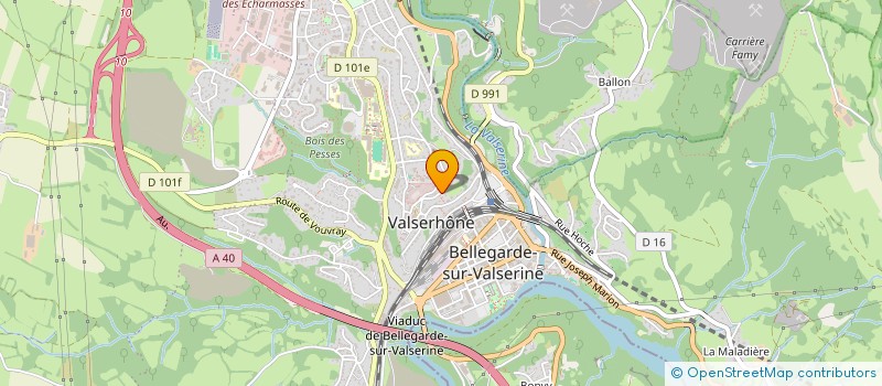 localisation de l'entreprise MADAME PATRICIA JUILLARD à VALSERHONE