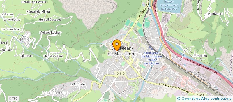 localisation de l'entreprise MADAME PATRICIA JULLIARD à SAINT-JEAN-DE-MAURIENNE