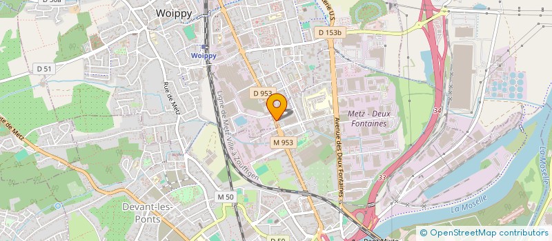 localisation de l'entreprise MADAME PATRICIA KANNAPEL  METZ