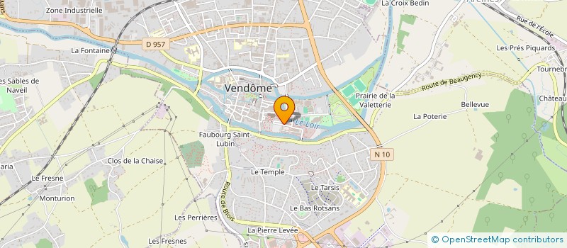 localisation de l'entreprise MADAME PATRICIA KELLER à VENDOME
