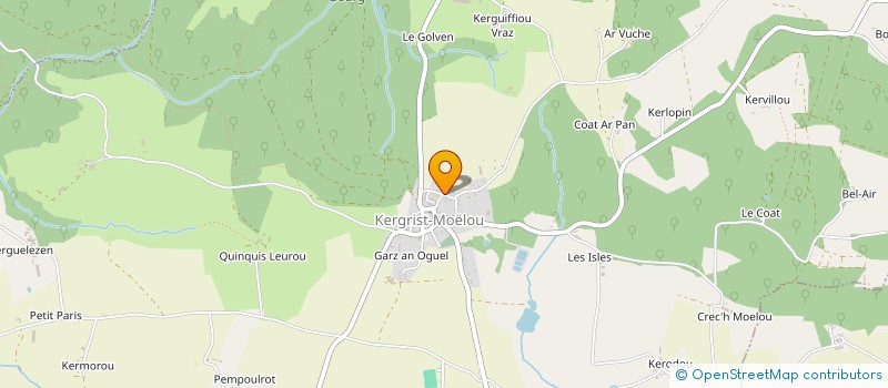 localisation de l'entreprise MADAME PATRICIA KERBELLEC à KERGRIST-MOELOU