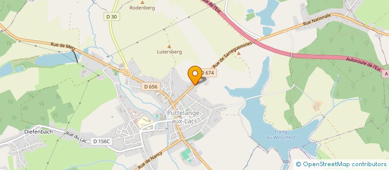 localisation de l'entreprise MADAME PATRICIA KIEFFER  PUTTELANGE-AUX-LACS