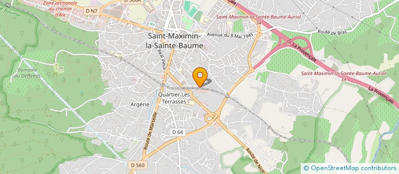 localisation de l'entreprise MADAME PATRICIA KLEYKENS à SAINT-MAXIMIN-LA-SAINTE-BAUME