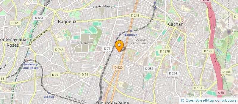 localisation de l'entreprise MADAME PATRICIA KLOTCHKOFF à BAGNEUX